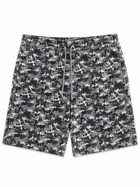 Fairplay Digital Camo Flat Front Shorts Elastic Drawstring Waist – Size 32 GUC